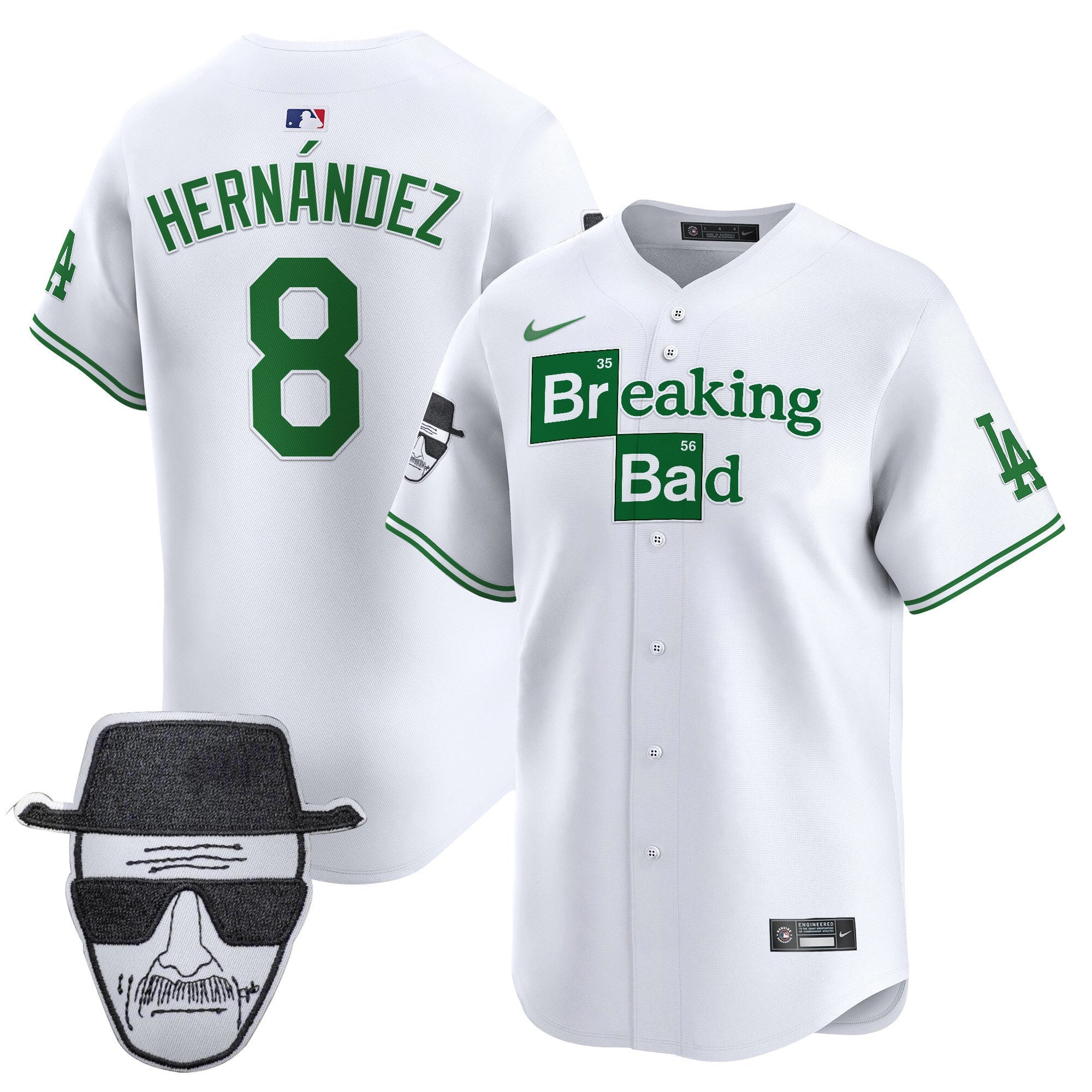 Men’s Breaking Bad Walter White Patch Vapor Premier Limited Jersey