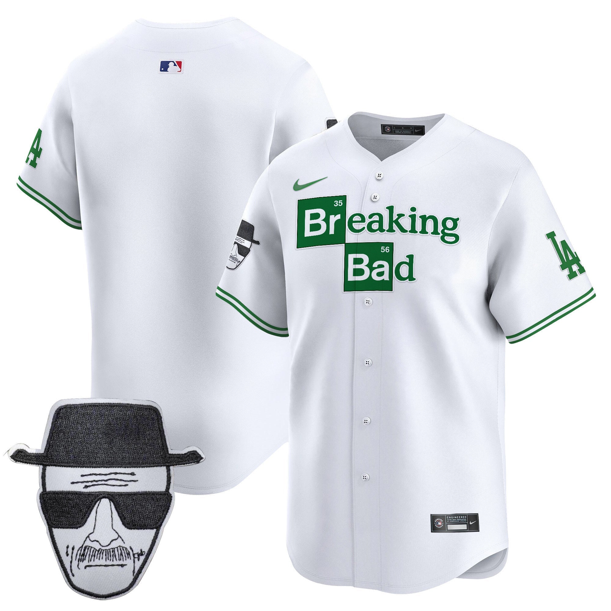 Men’s Breaking Bad Walter White Patch Vapor Premier Limited Jersey