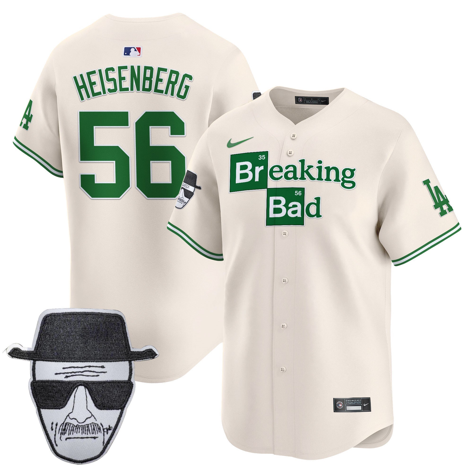 Men’s Breaking Bad Walter White Patch Vapor Premier Limited Jersey
