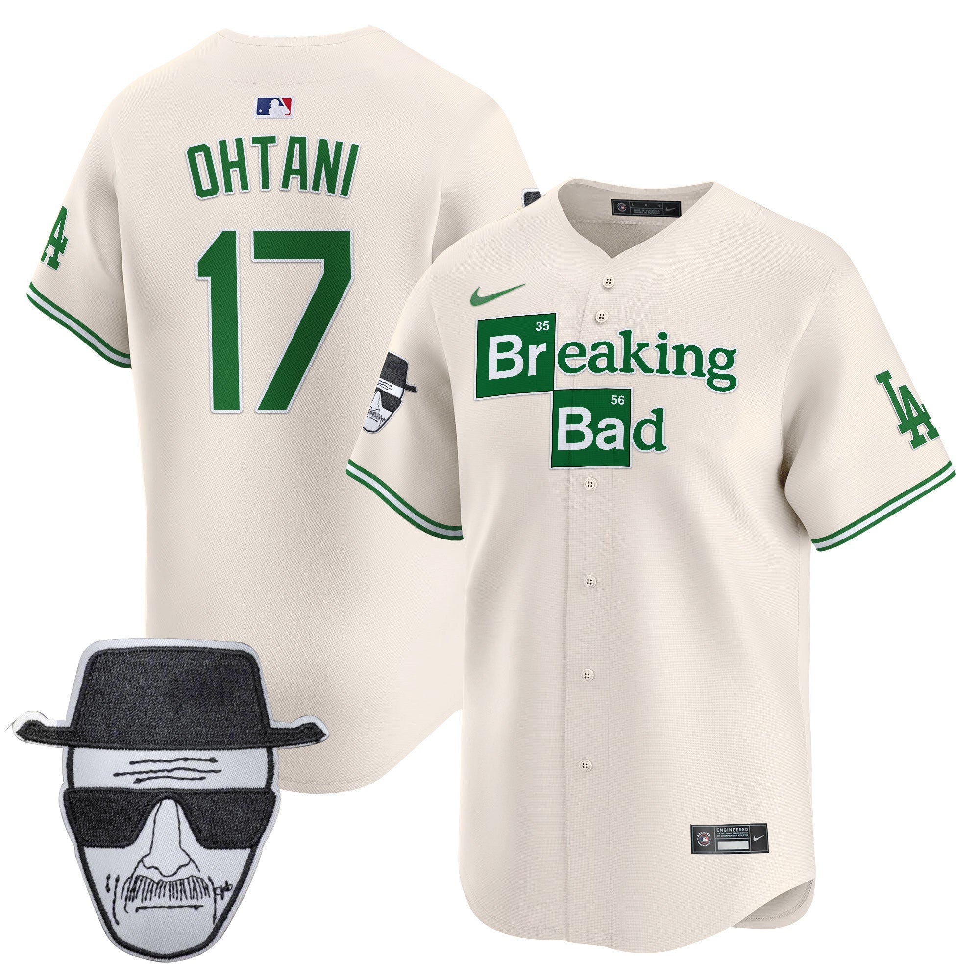 Men’s Breaking Bad Walter White Patch Vapor Premier Limited Jersey