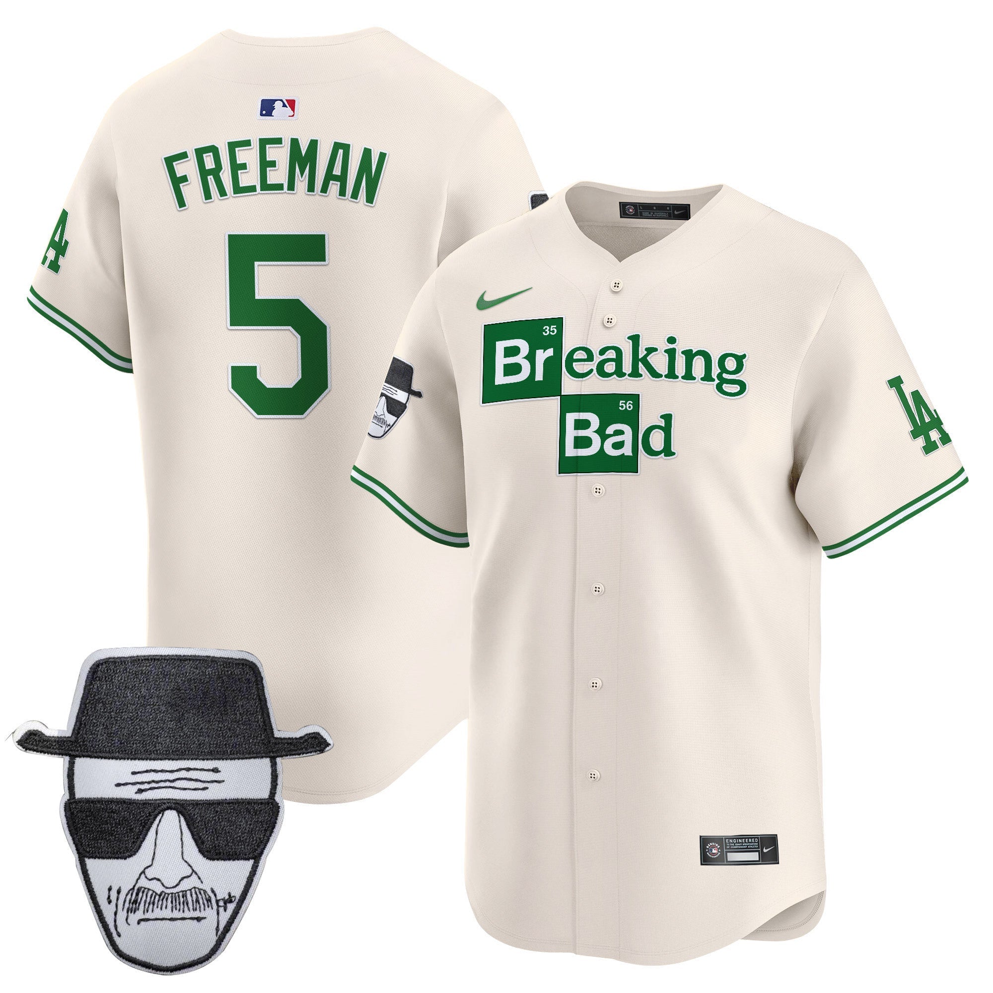 Men’s Breaking Bad Walter White Patch Vapor Premier Limited Jersey