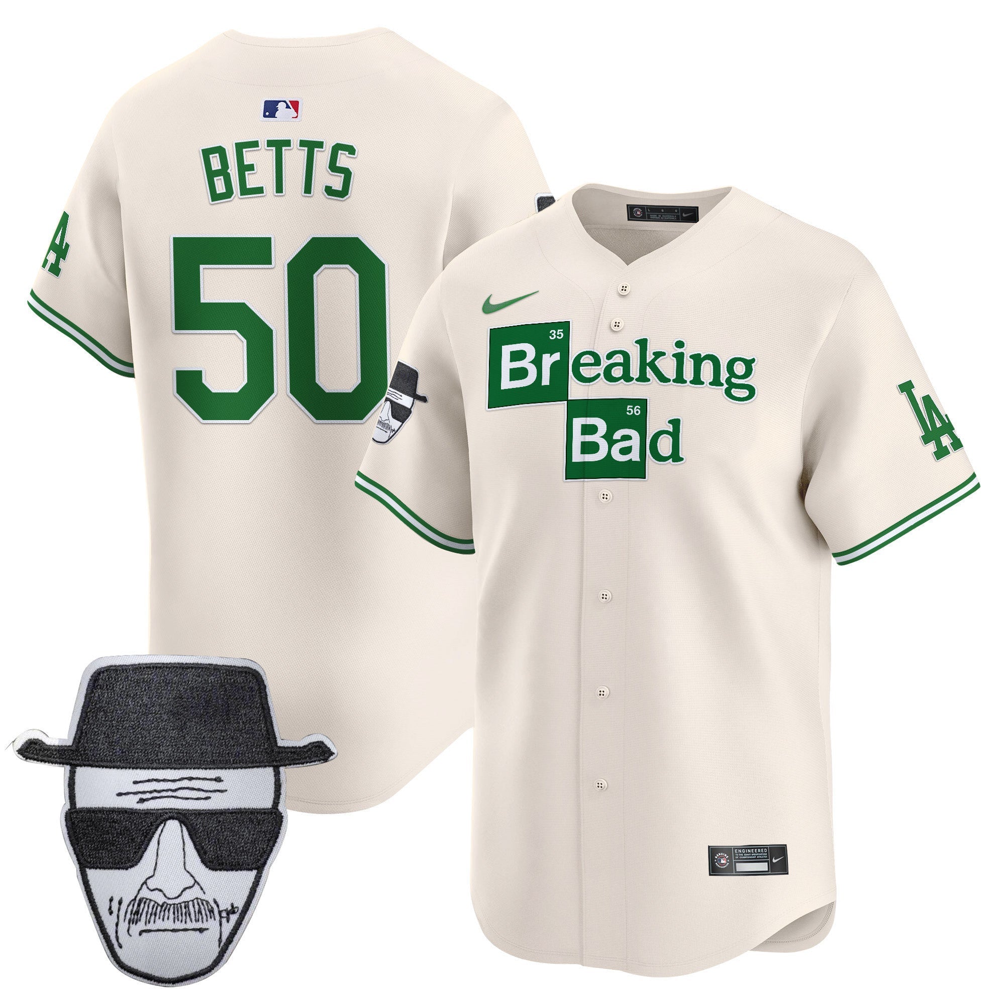 Men’s Breaking Bad Walter White Patch Vapor Premier Limited Jersey