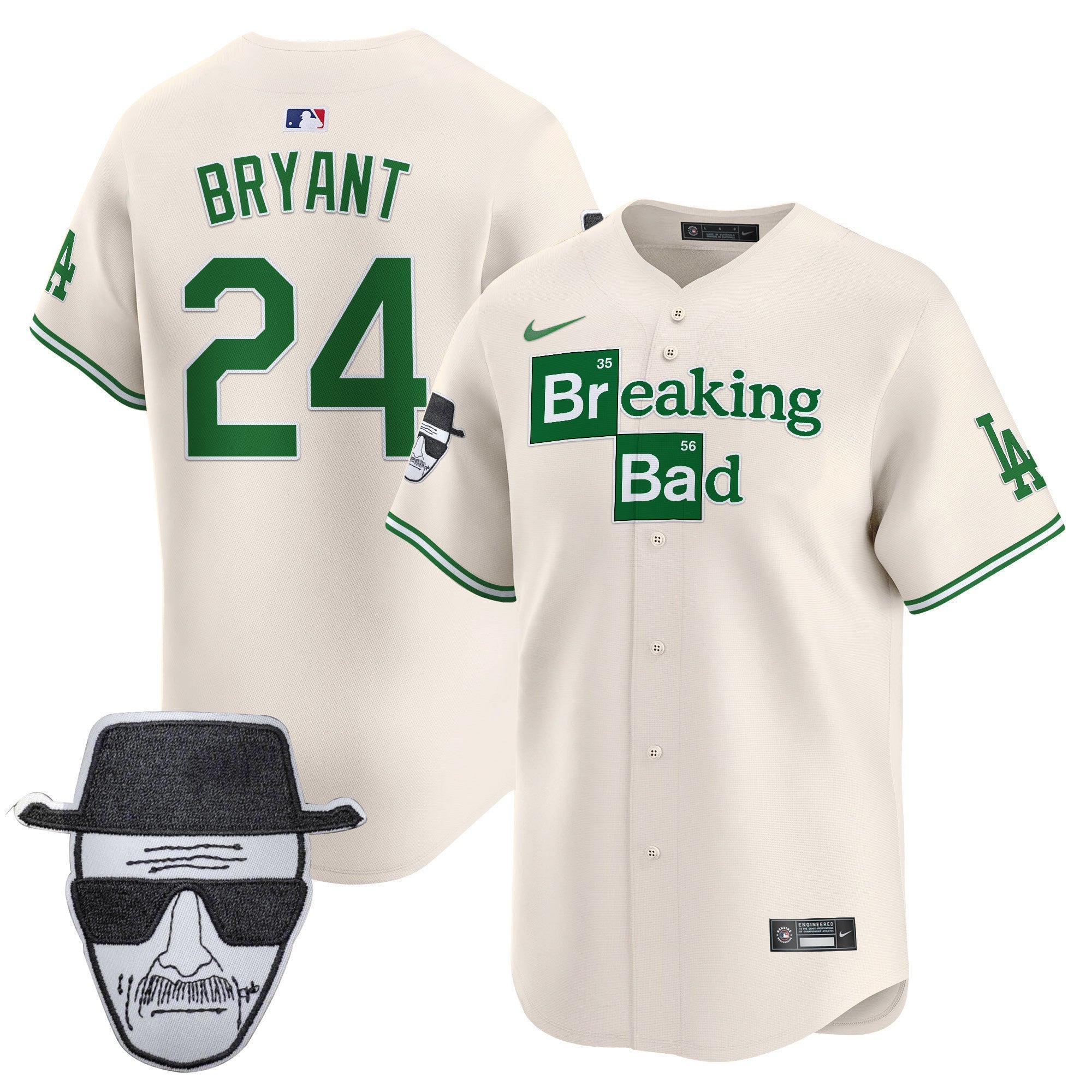 Men’s Breaking Bad Walter White Patch Vapor Premier Limited Jersey