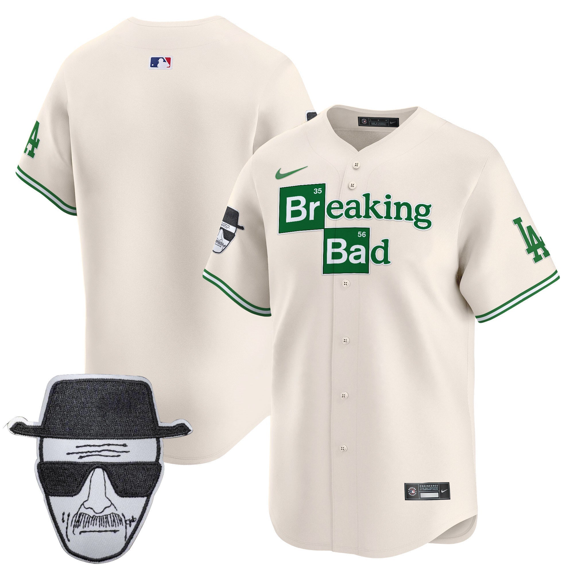 Men’s Breaking Bad Walter White Patch Vapor Premier Limited Jersey