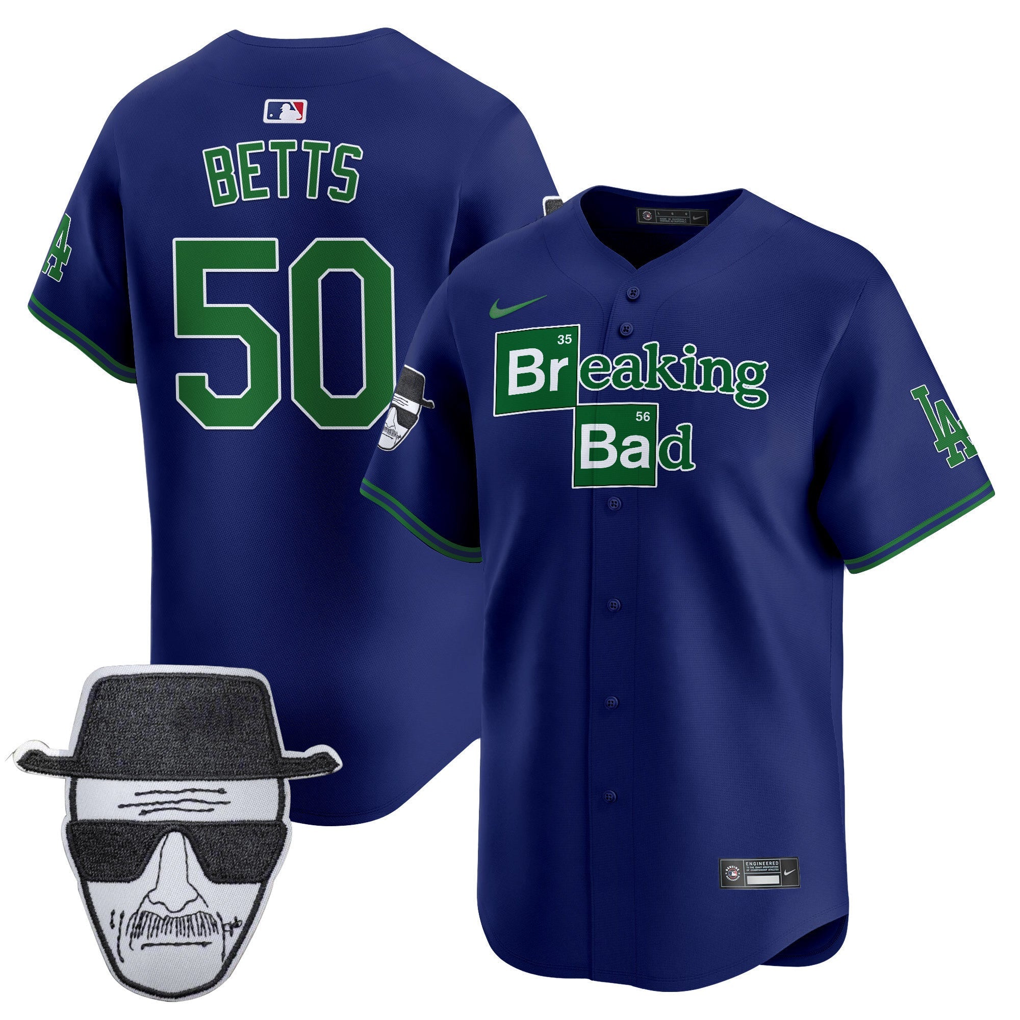 Men’s Breaking Bad Walter White Patch Vapor Premier Limited Jersey