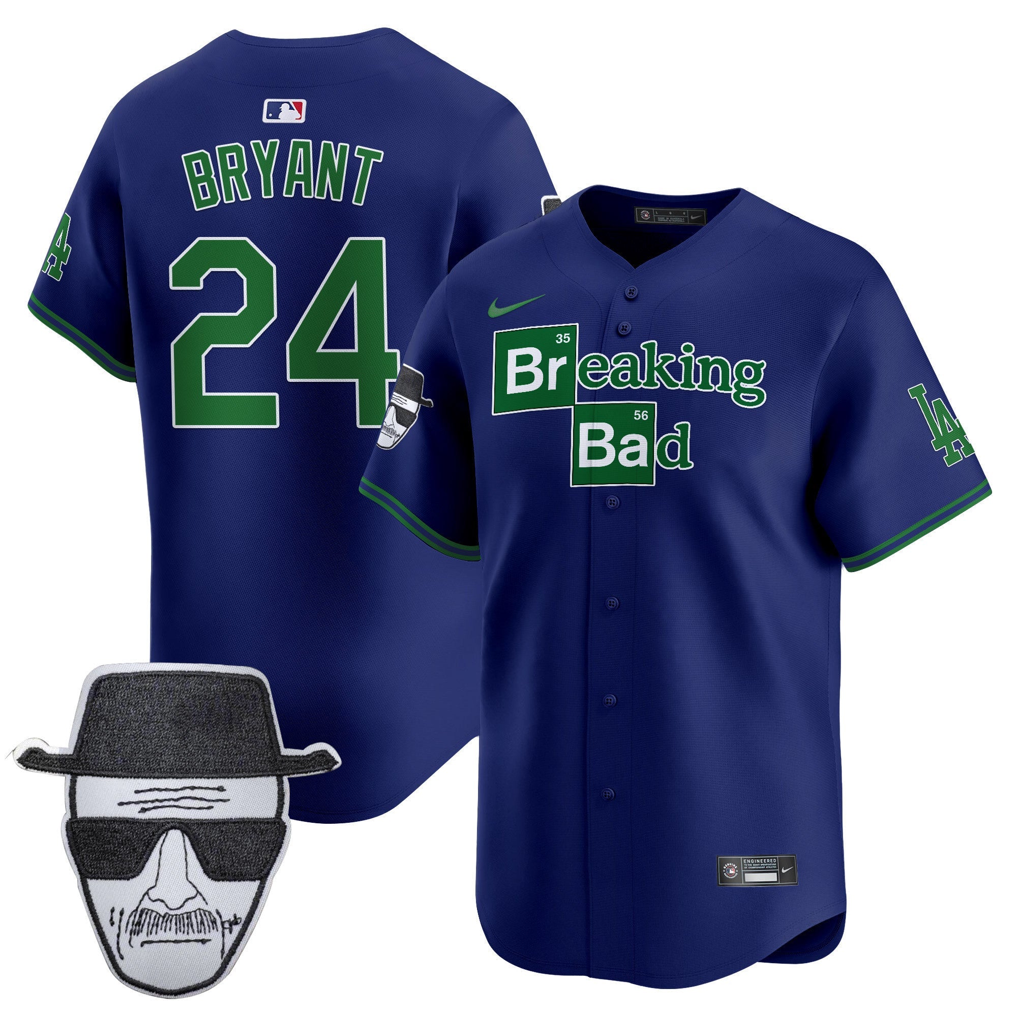 Men’s Breaking Bad Walter White Patch Vapor Premier Limited Jersey