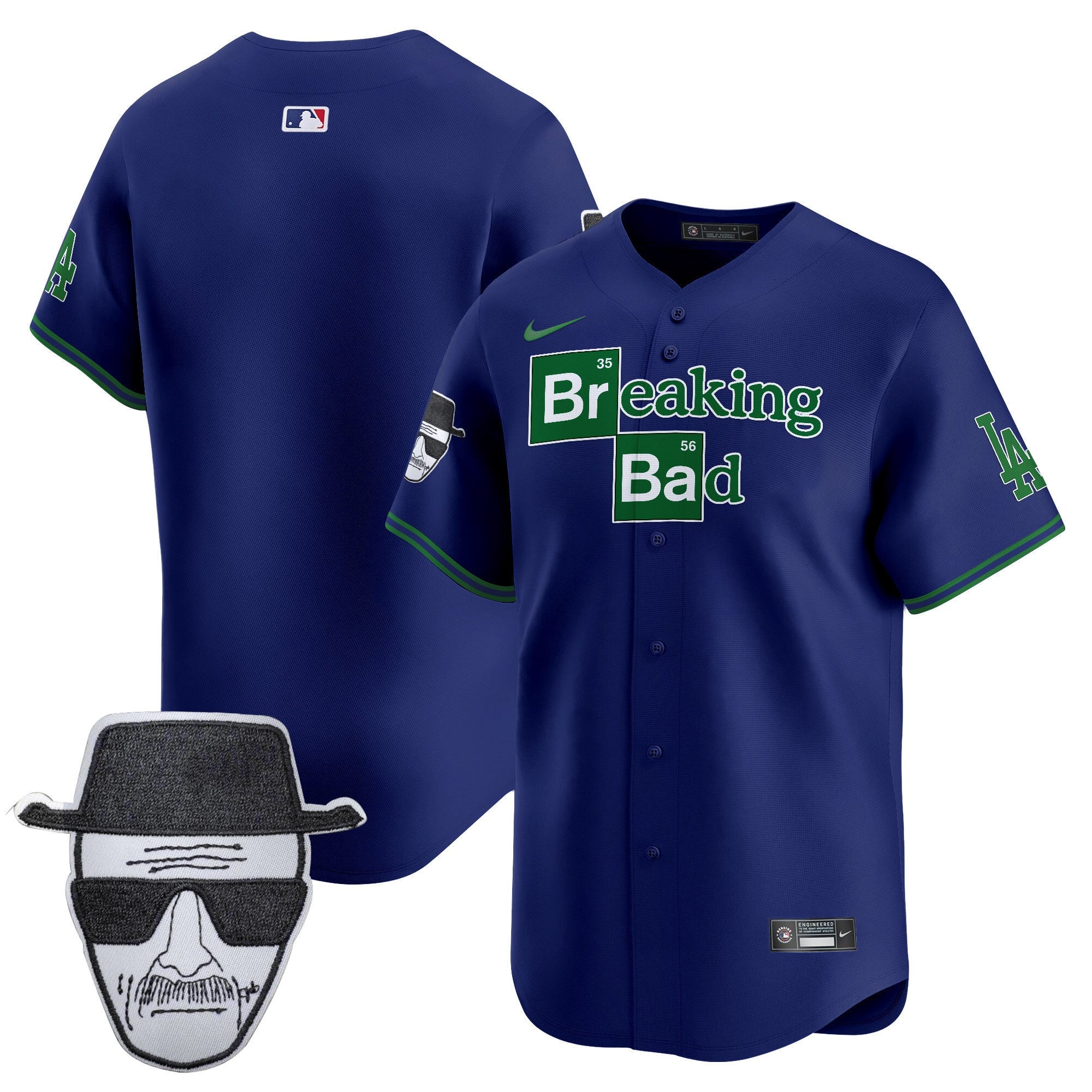 Men’s Breaking Bad Walter White Patch Vapor Premier Limited Jersey