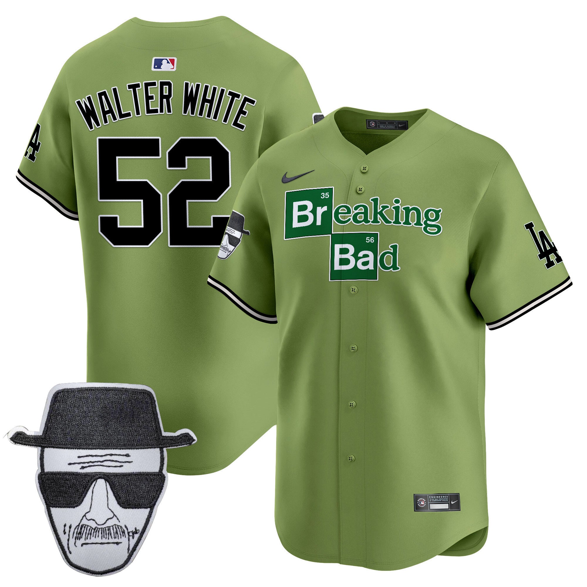 Men’s Breaking Bad Walter White Patch Vapor Premier Limited Jersey