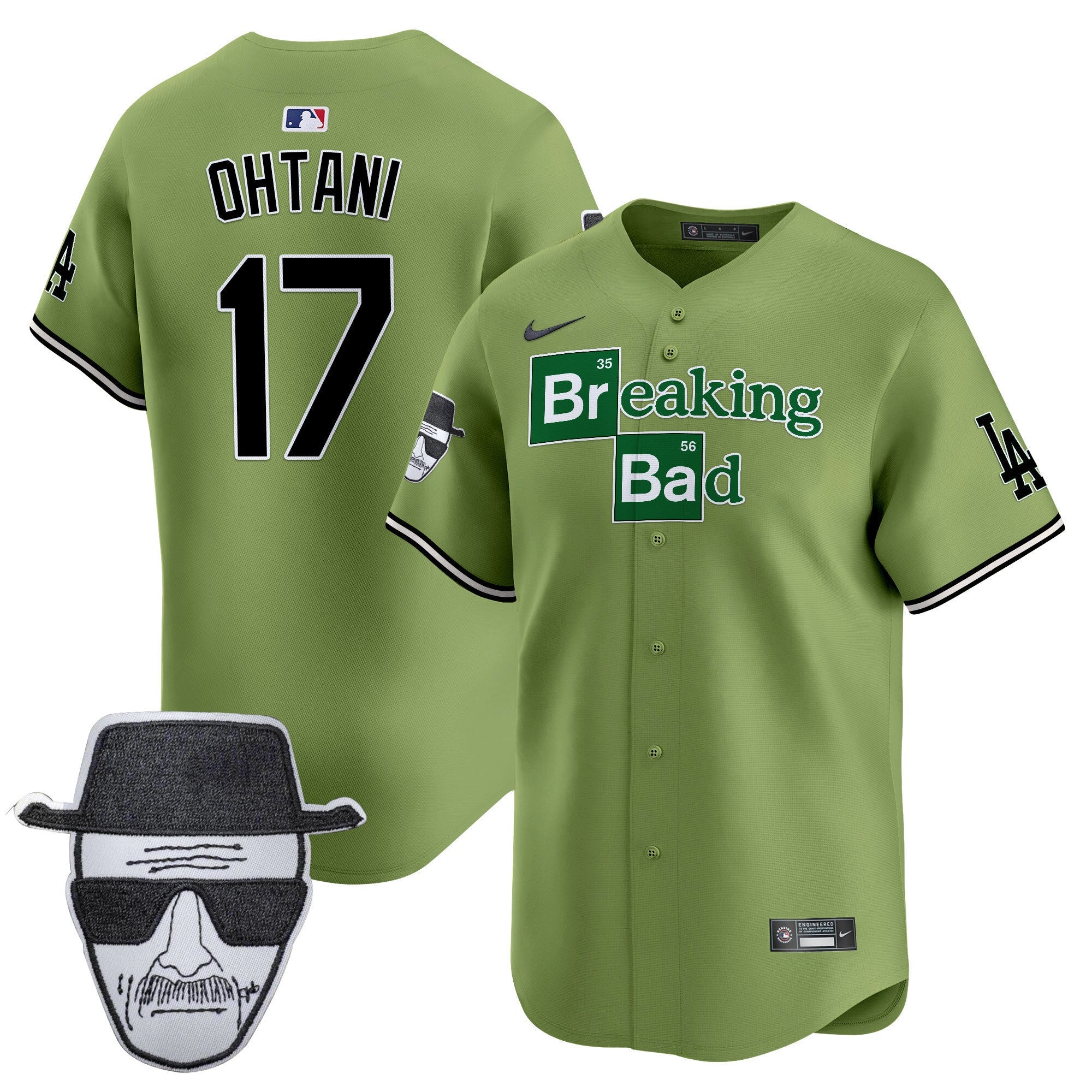 Men’s Breaking Bad Walter White Patch Vapor Premier Limited Jersey