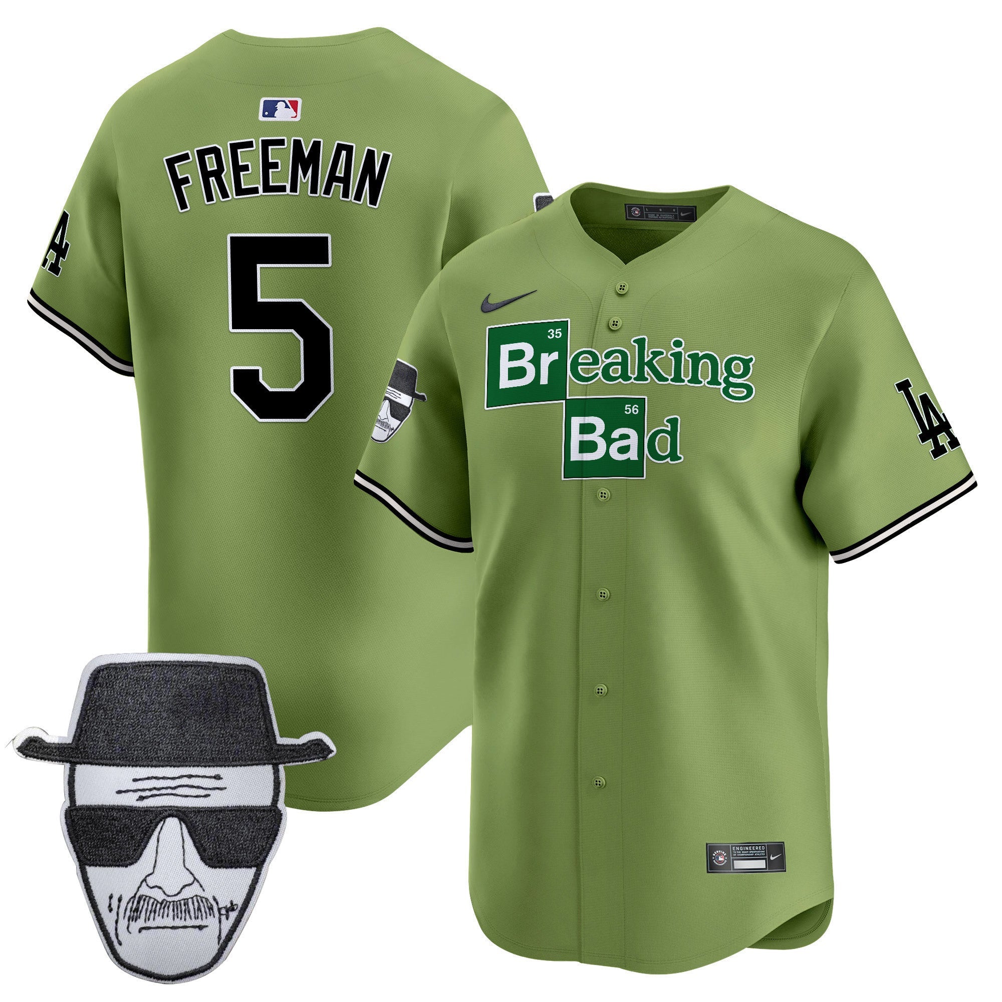 Men’s Breaking Bad Walter White Patch Vapor Premier Limited Jersey