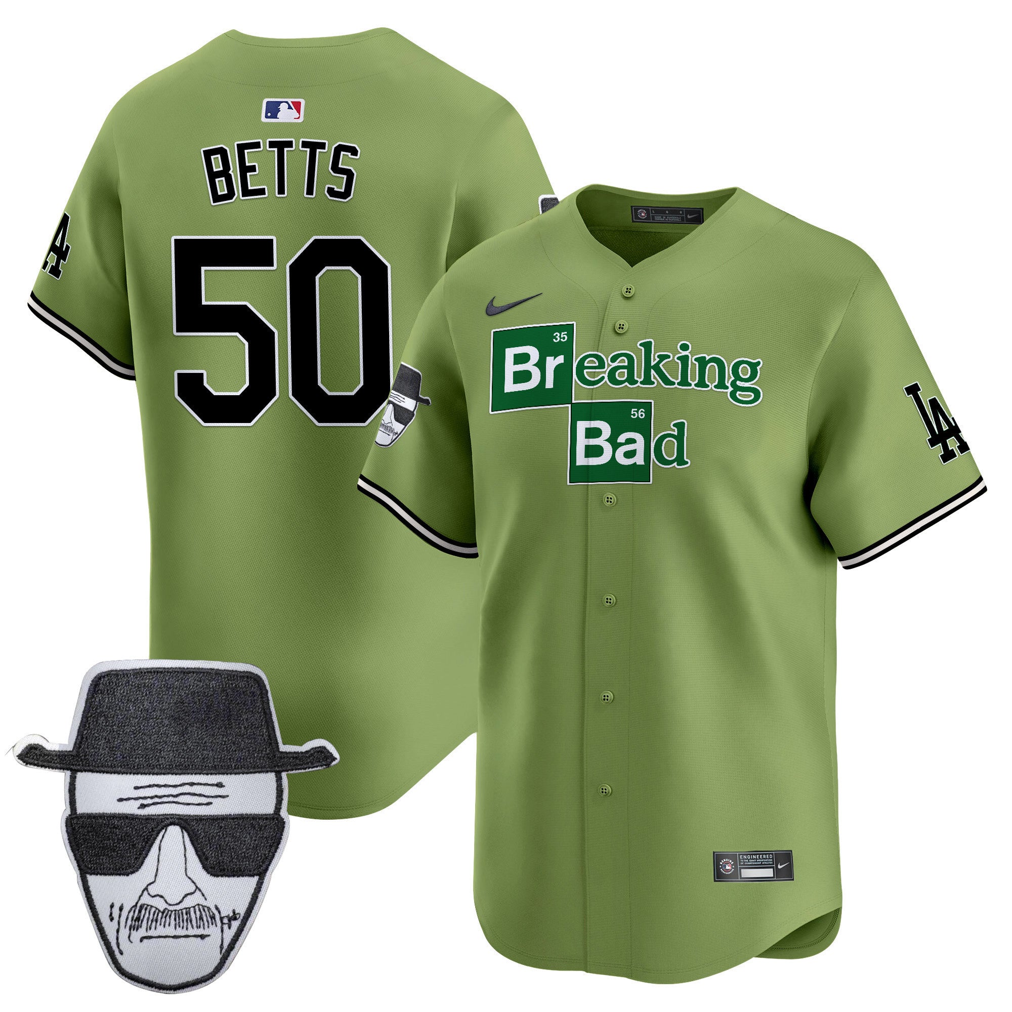 Men’s Breaking Bad Walter White Patch Vapor Premier Limited Jersey