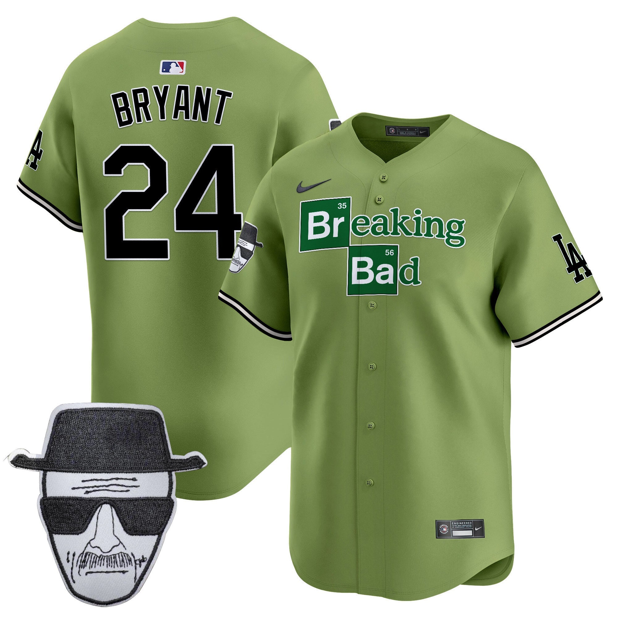 Men’s Breaking Bad Walter White Patch Vapor Premier Limited Jersey
