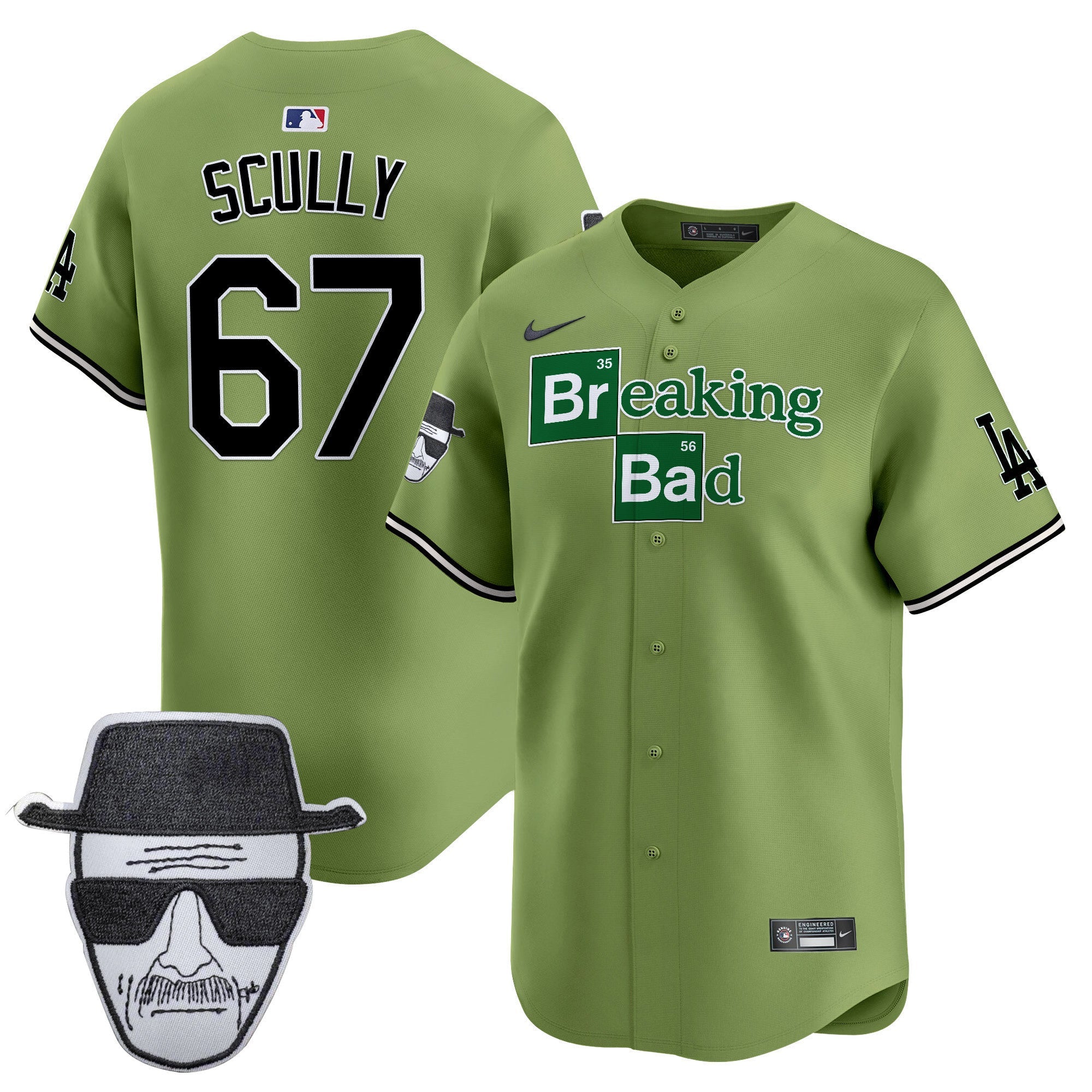 Men’s Breaking Bad Walter White Patch Vapor Premier Limited Jersey
