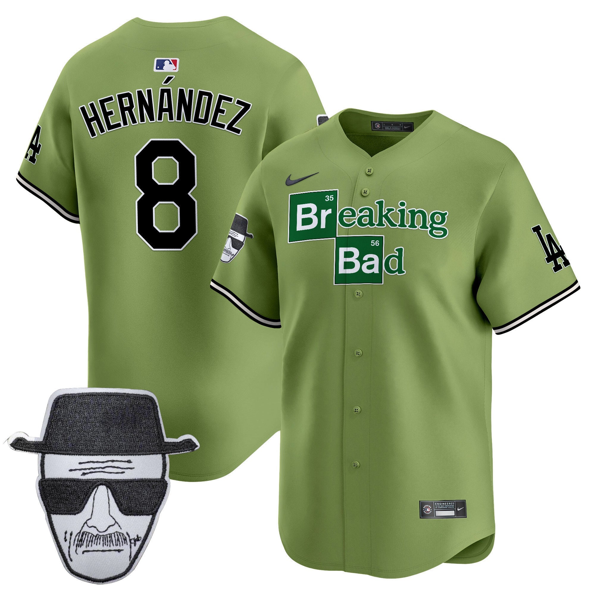 Men’s Breaking Bad Walter White Patch Vapor Premier Limited Jersey