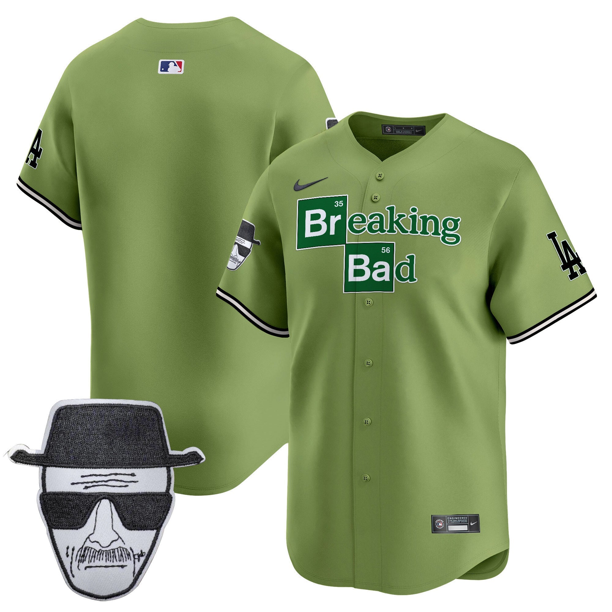 Men’s Breaking Bad Walter White Patch Vapor Premier Limited Jersey