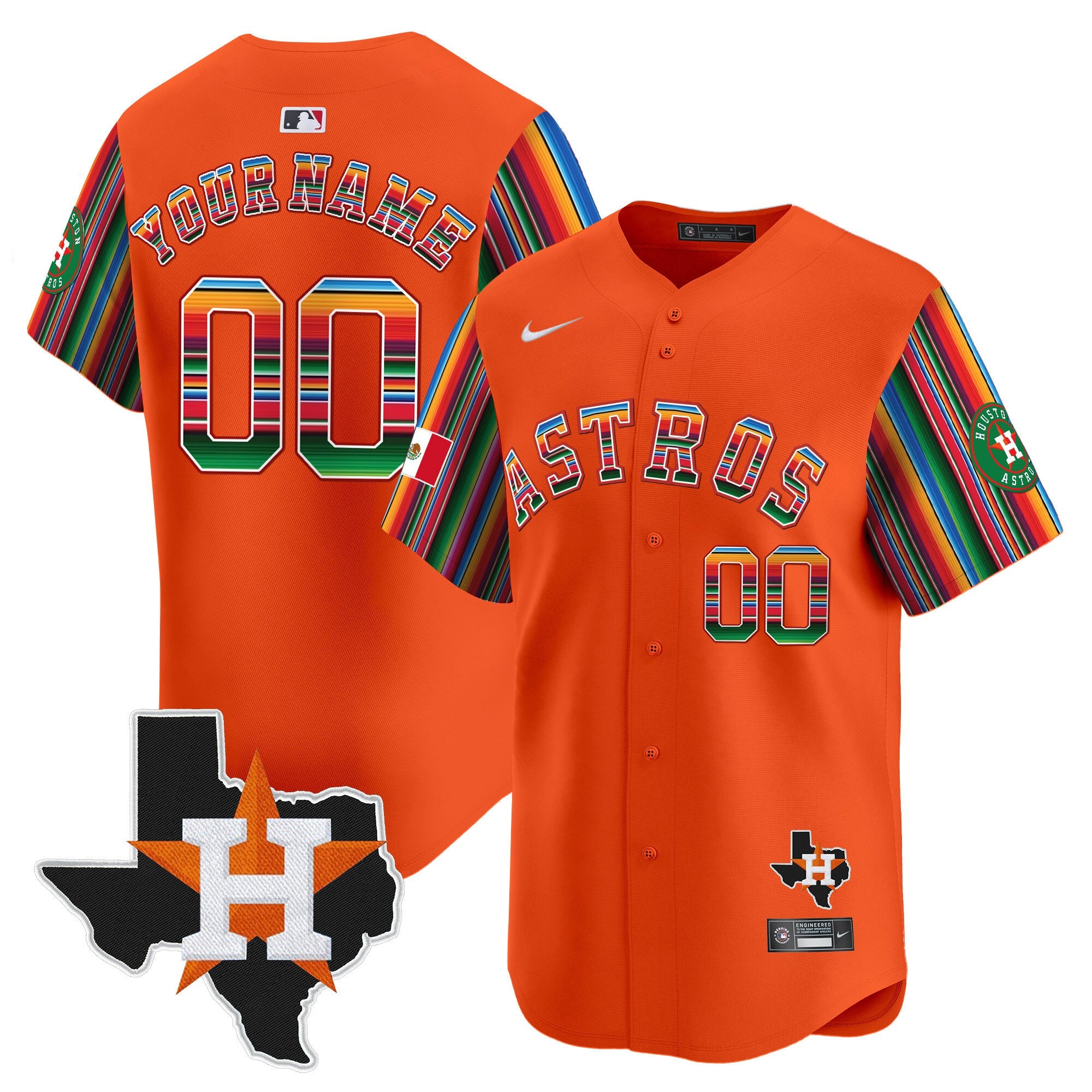 Mexico Texas Patch Vapor Premier Limited Custom Jersey V5