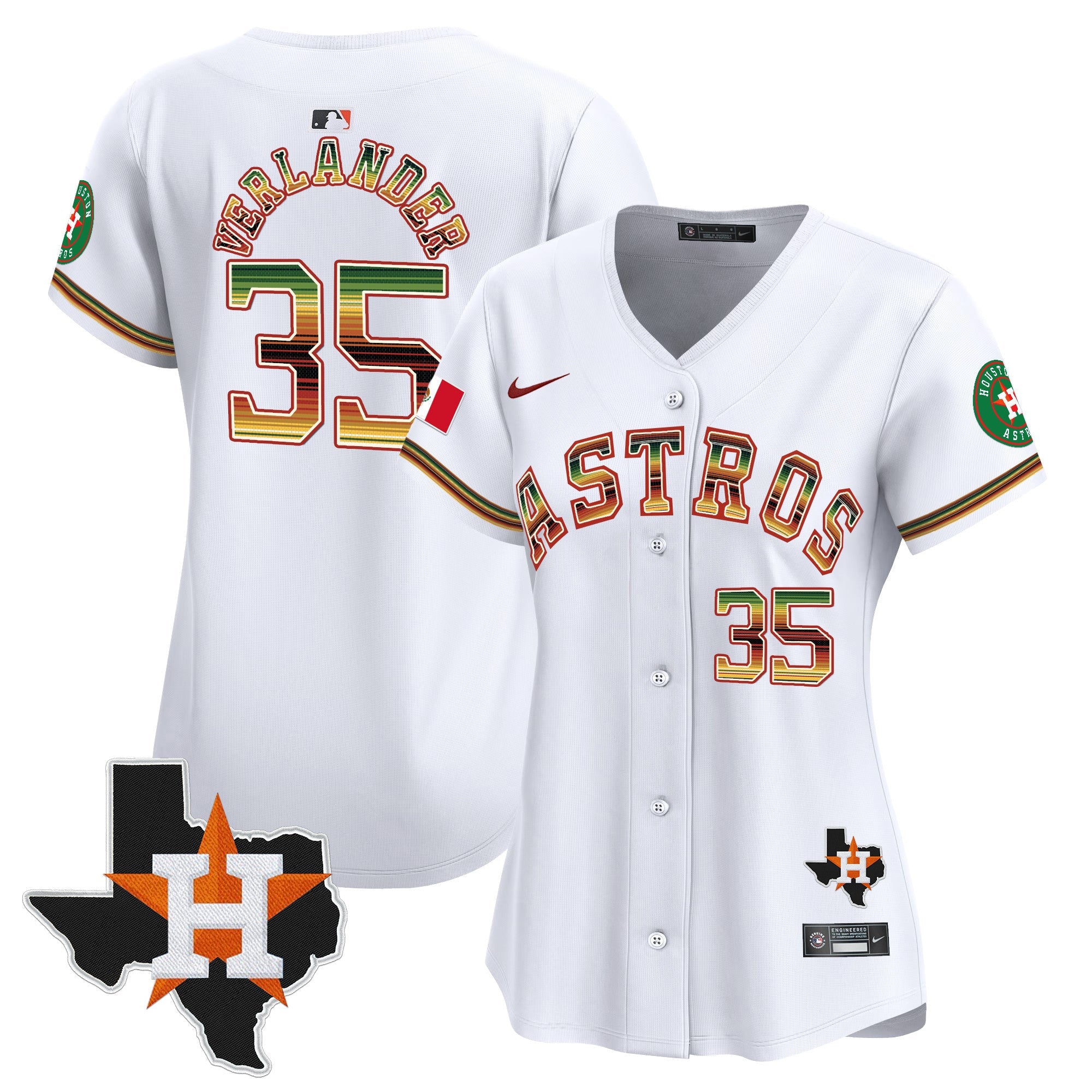 Women’s Houston Mexico Traditional Style Vapor Premier Limited Jersey