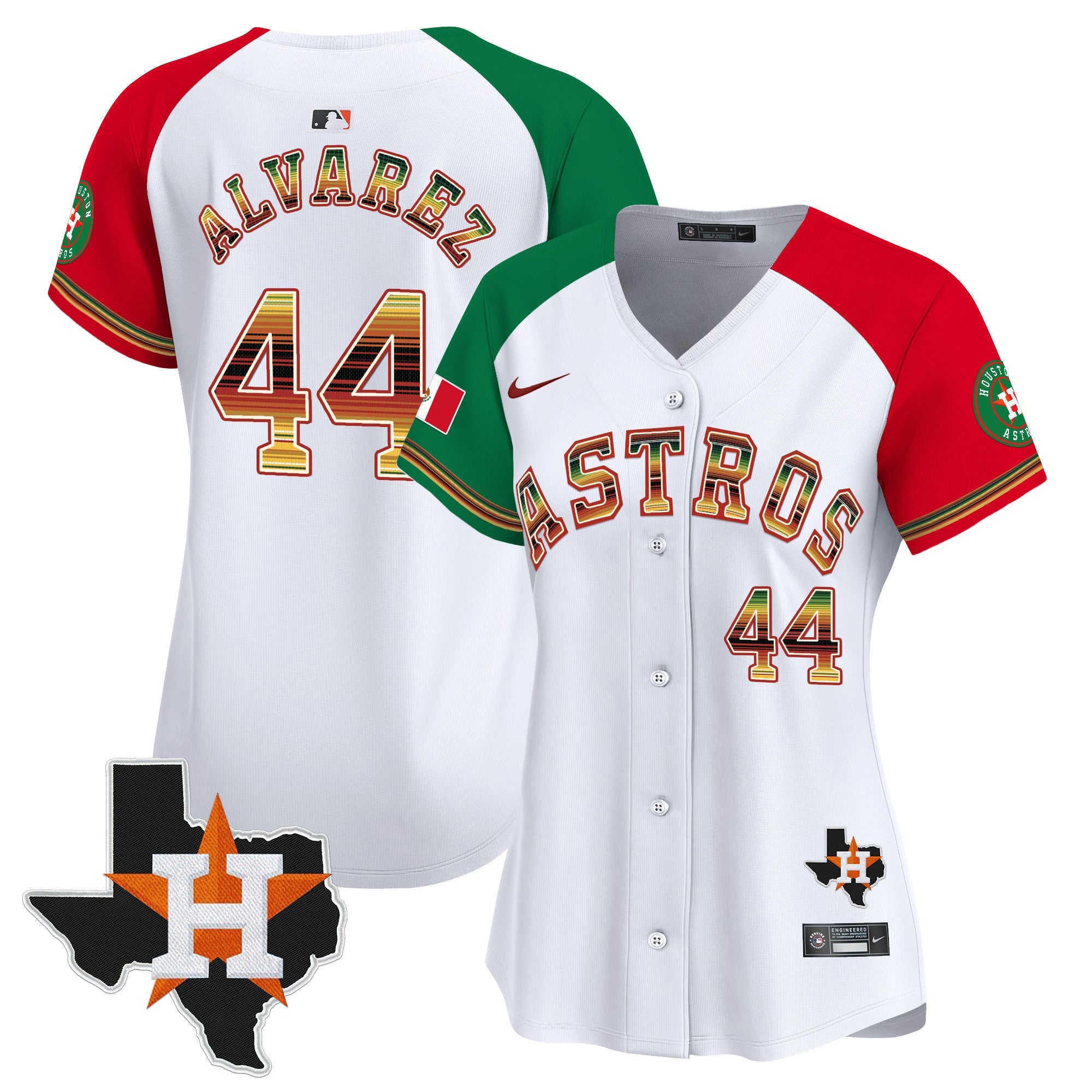 Women’s Houston Mexico Traditional Style Vapor Premier Limited Jersey