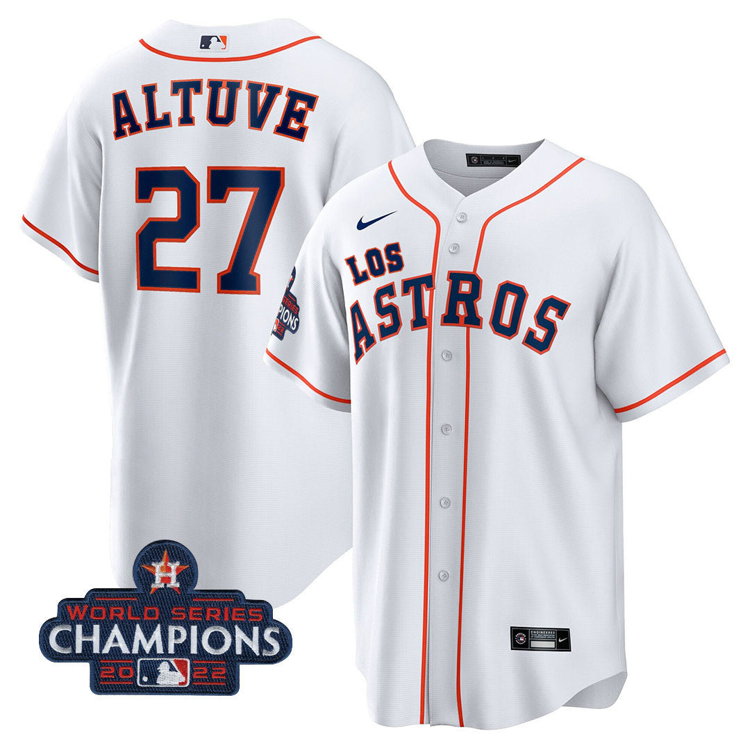 Men’s Houston “Los ” Hispanic Heritage Champions Patch Jersey