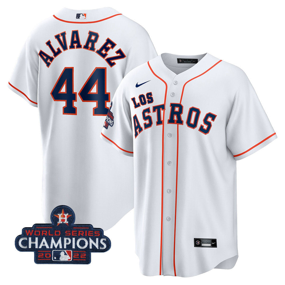 Men’s Houston “Los ” Hispanic Heritage Champions Patch Jersey