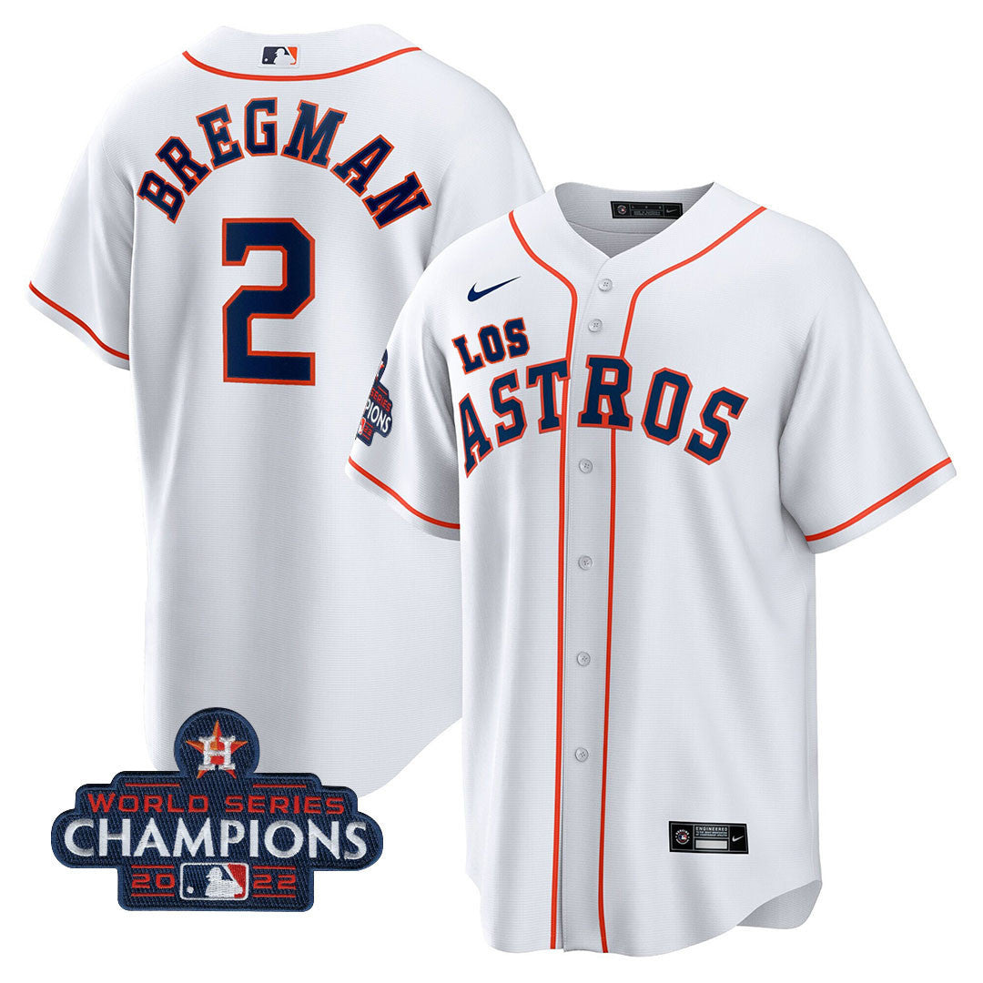 Men’s Houston “Los ” Hispanic Heritage Champions Patch Jersey