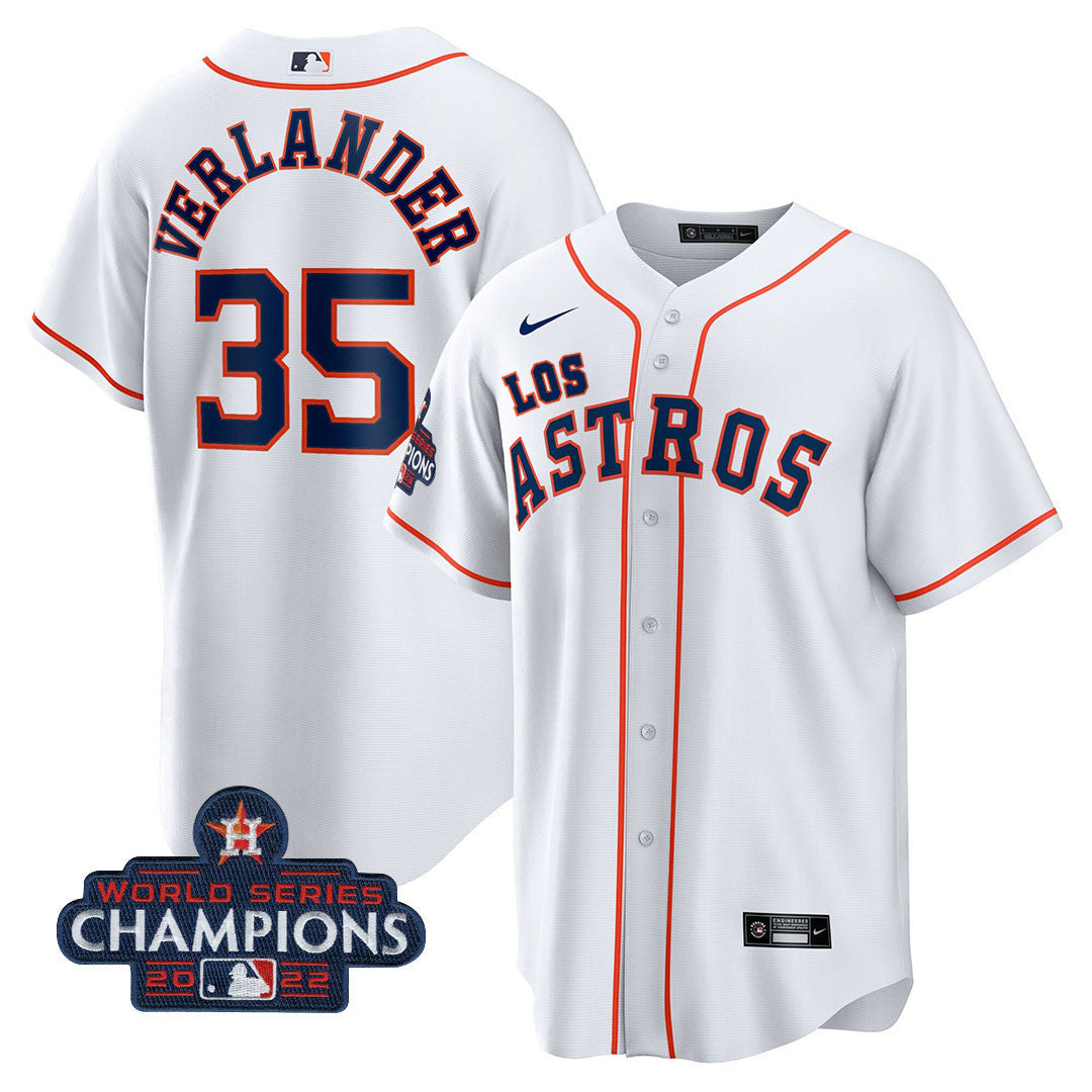 Men’s Houston “Los ” Hispanic Heritage Champions Patch Jersey