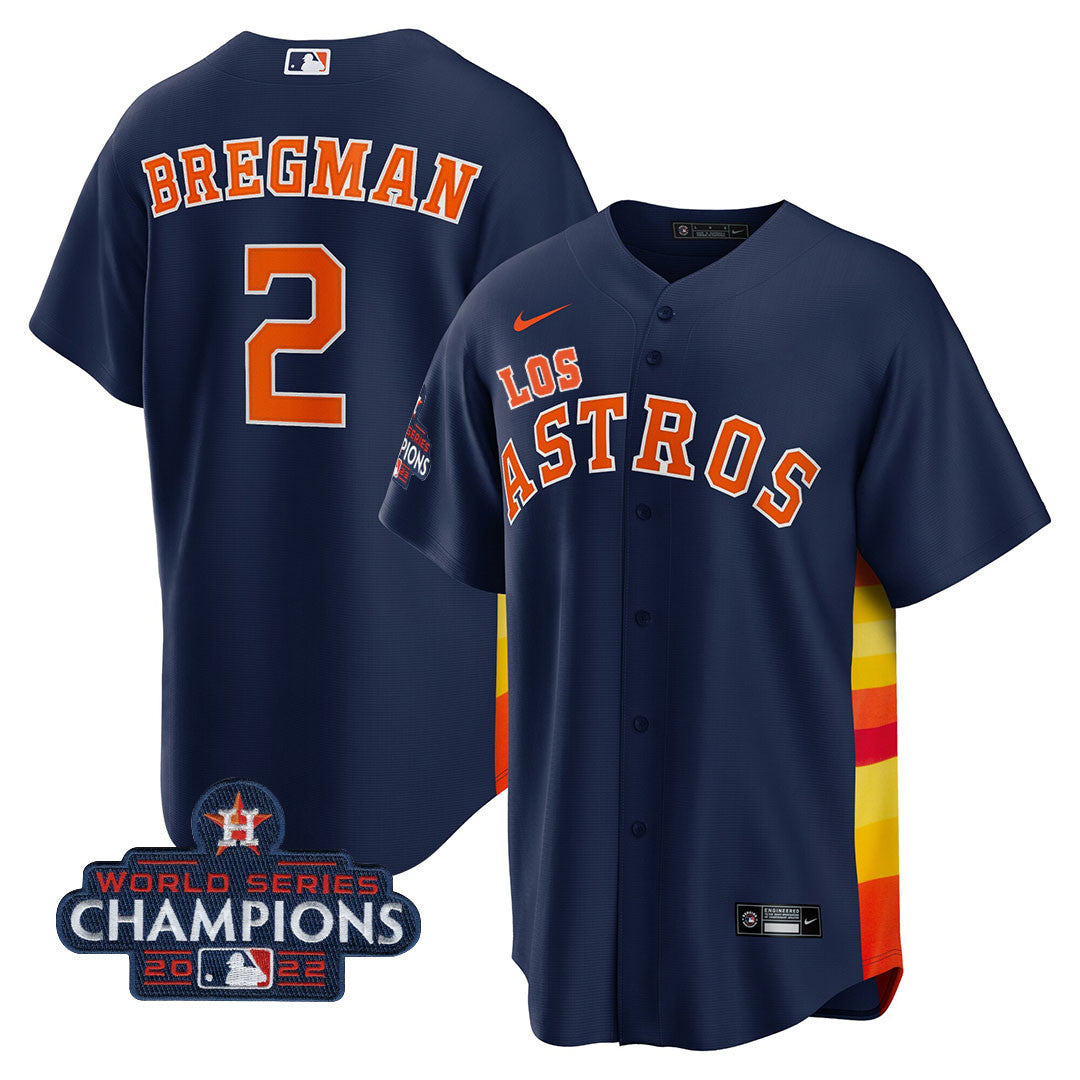 Men’s Houston “Los ” Hispanic Heritage Champions Patch Jersey