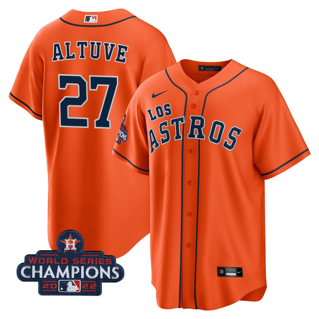 Men’s Houston “Los ” Hispanic Heritage Champions Patch Jersey