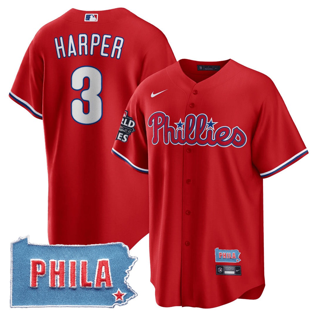 Men’s Philadelphia PHILA PA State Patch Jersey
