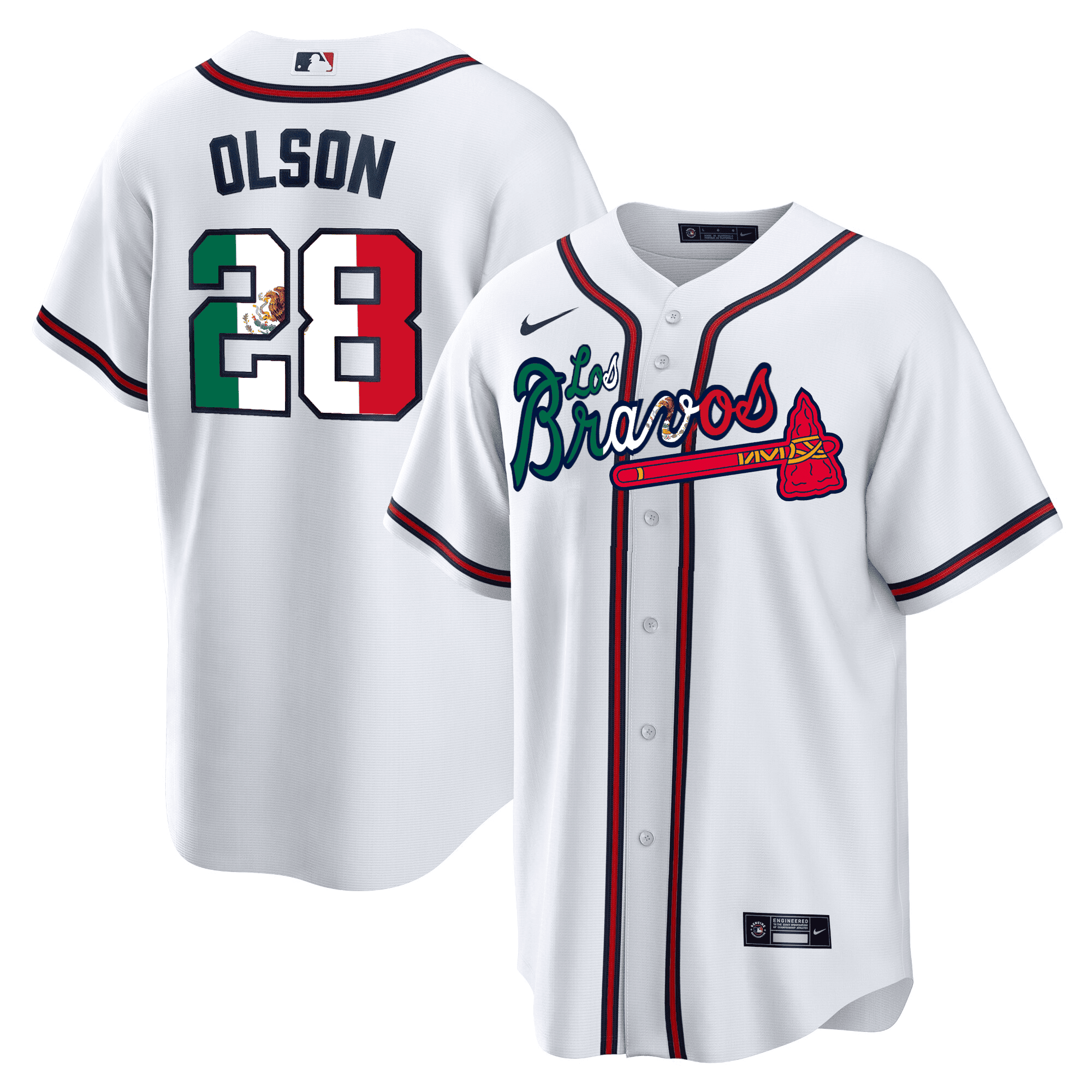 Men’s Atlanta Los Bravos Special Mexico Edition Jersey