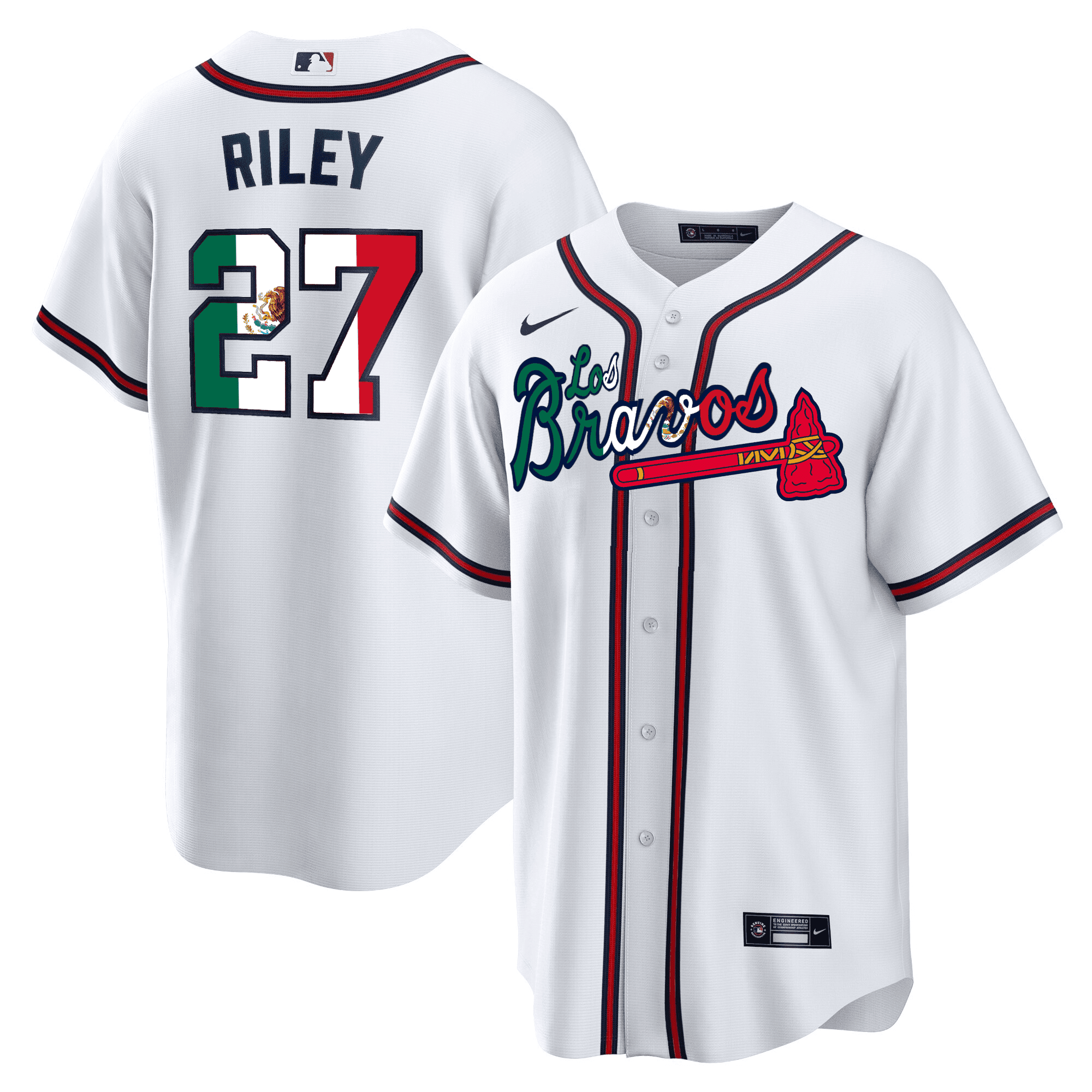 Men’s Atlanta Los Bravos Special Mexico Edition Jersey