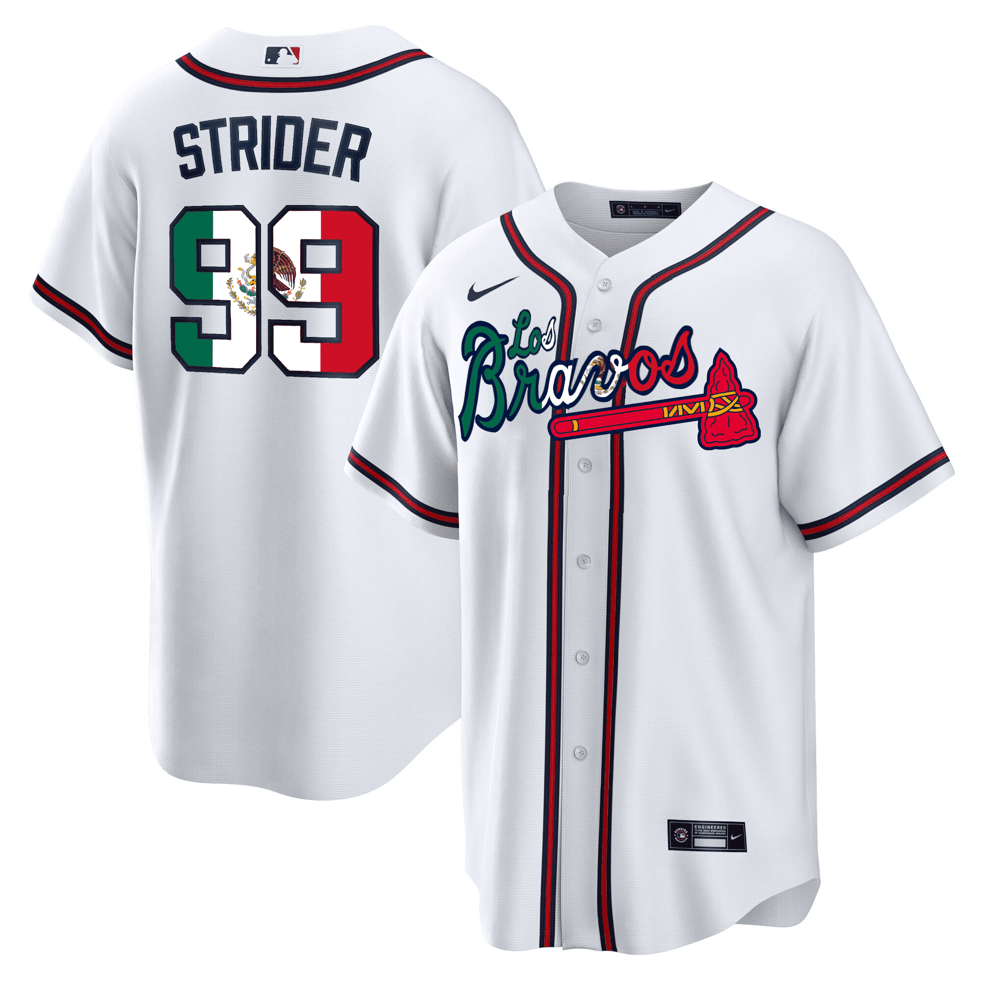 Men’s Atlanta Los Bravos Special Mexico Edition Jersey