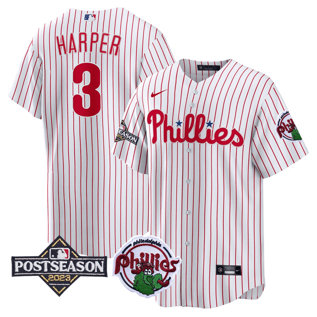 Men’s Philadelphia 2023 Postseason Patch Jersey