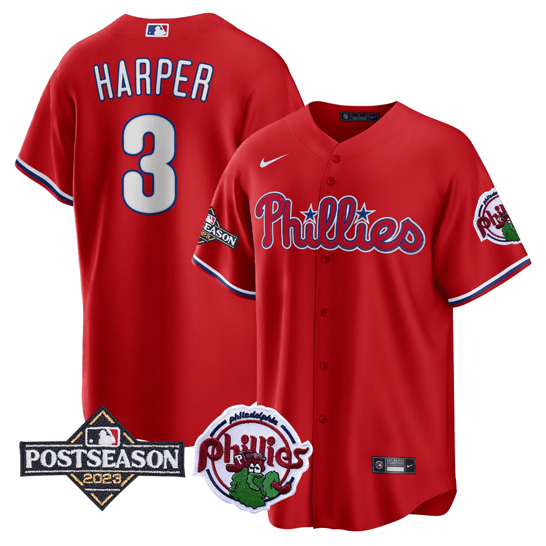 Men’s Philadelphia 2023 Postseason Patch Jersey