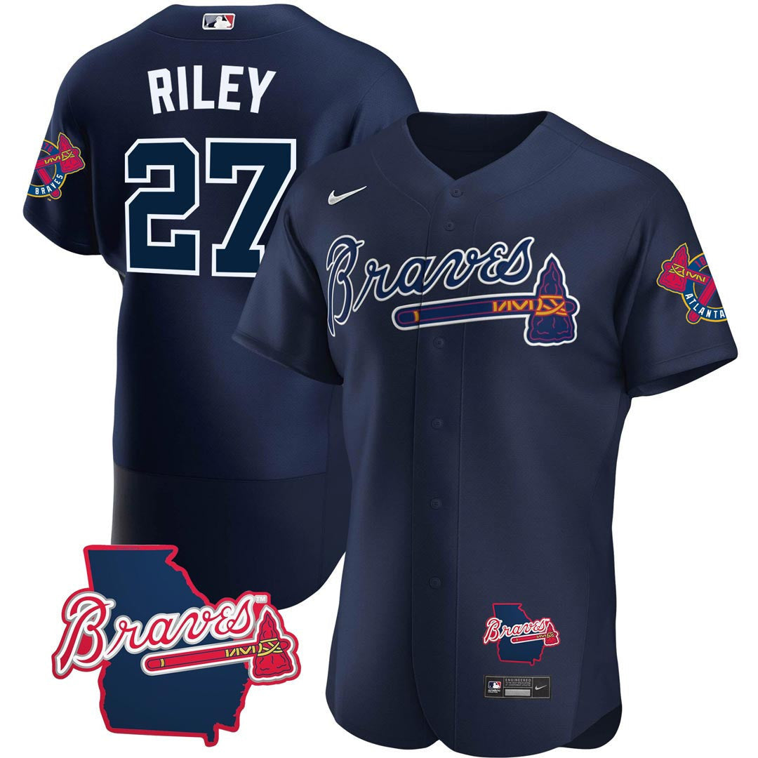 Men’s Atlanta Georgia State Patch Jersey – Navy