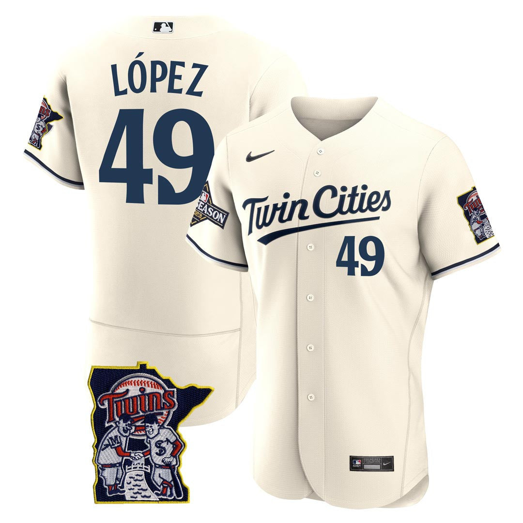 Men’s Minnesota Flex Base Postseason Patch Jersey