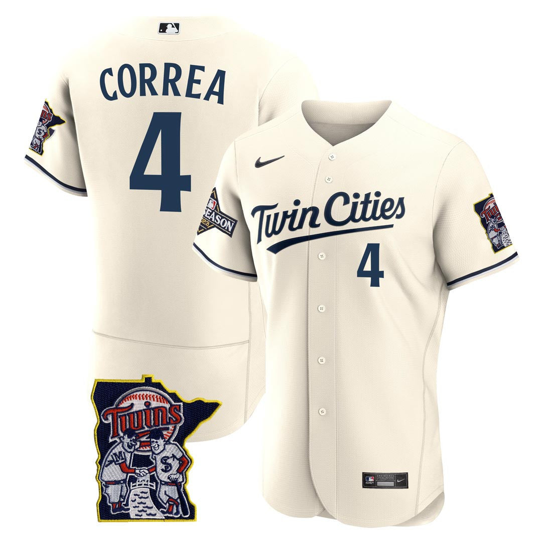Men’s Minnesota Flex Base Postseason Patch Jersey