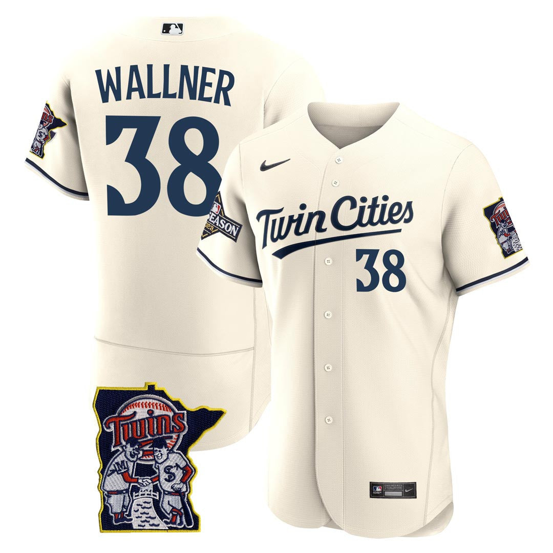 Men’s Minnesota Flex Base Postseason Patch Jersey