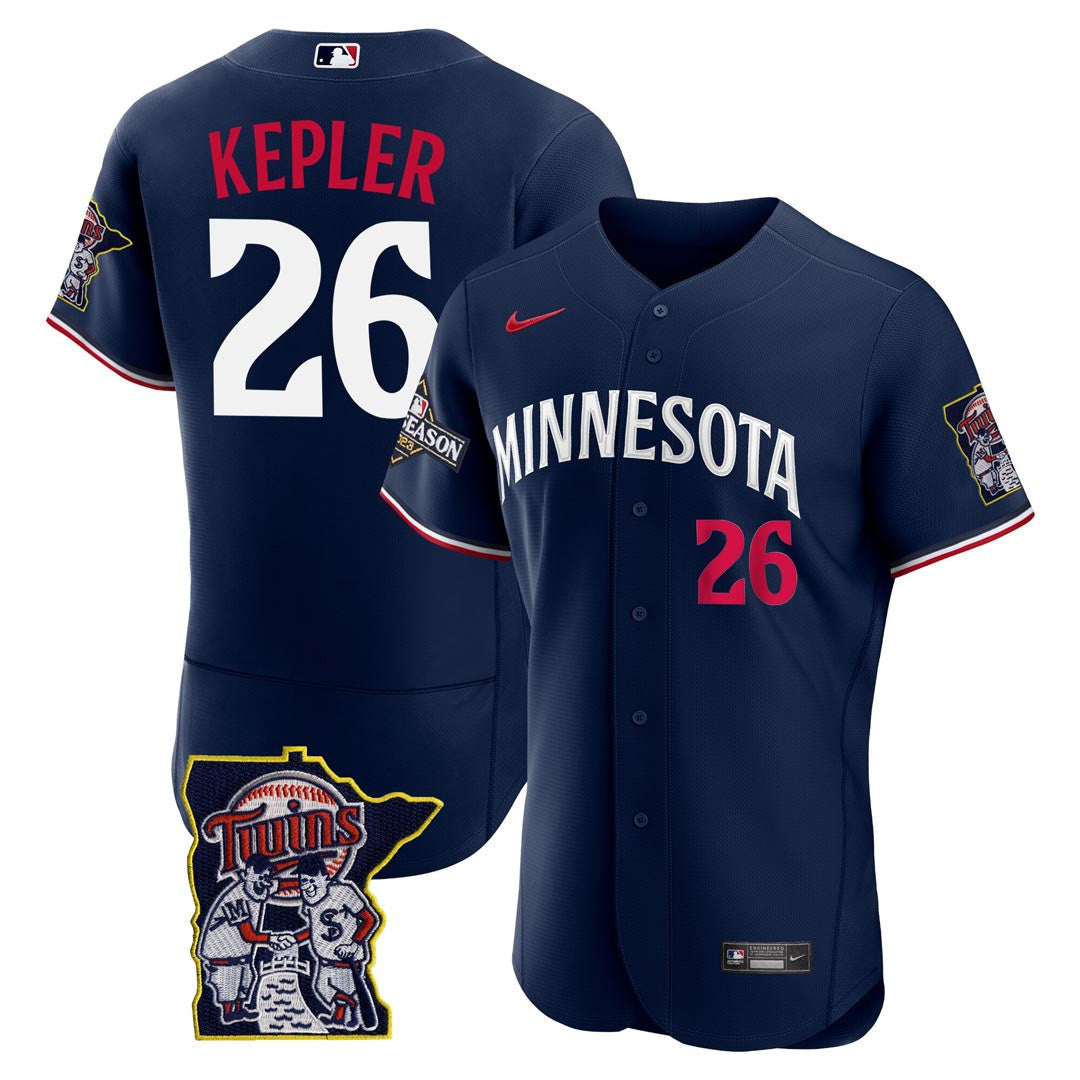 Men’s Minnesota Flex Base Postseason Patch Jersey