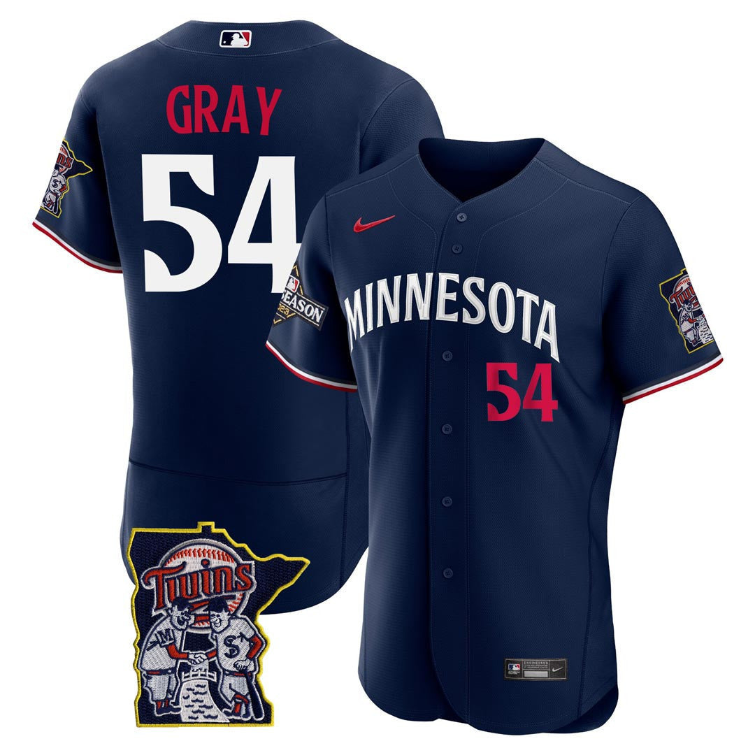 Men’s Minnesota Flex Base Postseason Patch Jersey