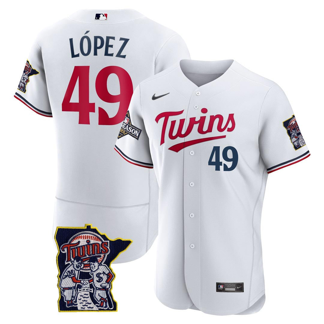 Men’s Minnesota Flex Base Postseason Patch Jersey