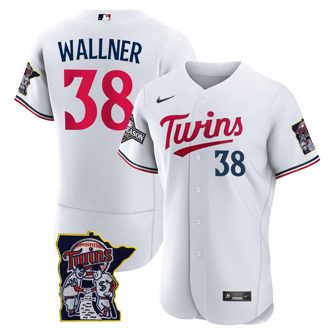 Men’s Minnesota Flex Base Postseason Patch Jersey