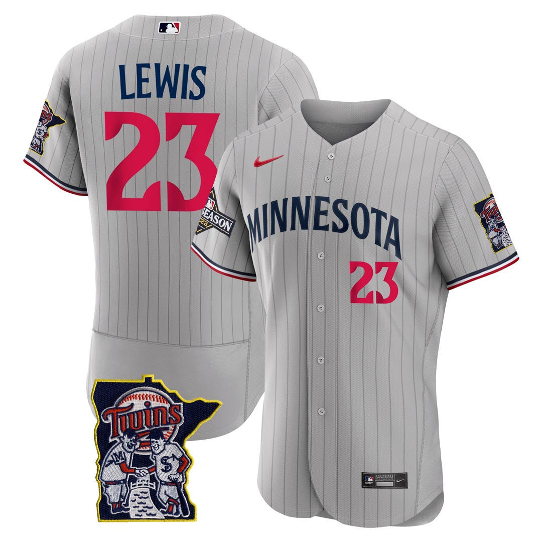 Men’s Minnesota Flex Base Postseason Patch Jersey
