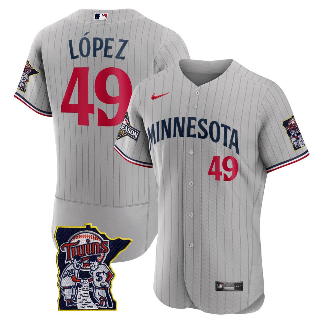 Men’s Minnesota Flex Base Postseason Patch Jersey
