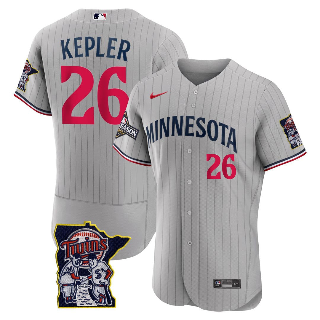 Men’s Minnesota Flex Base Postseason Patch Jersey