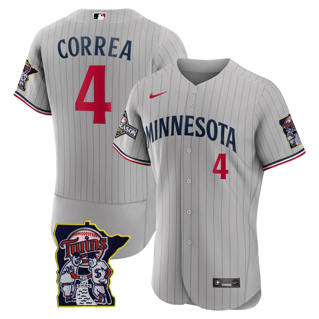 Men’s Minnesota Flex Base Postseason Patch Jersey