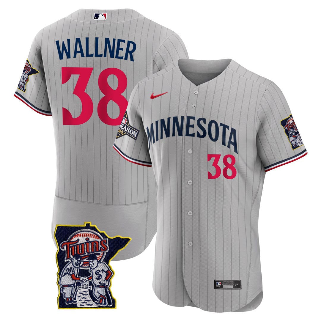 Men’s Minnesota Flex Base Postseason Patch Jersey