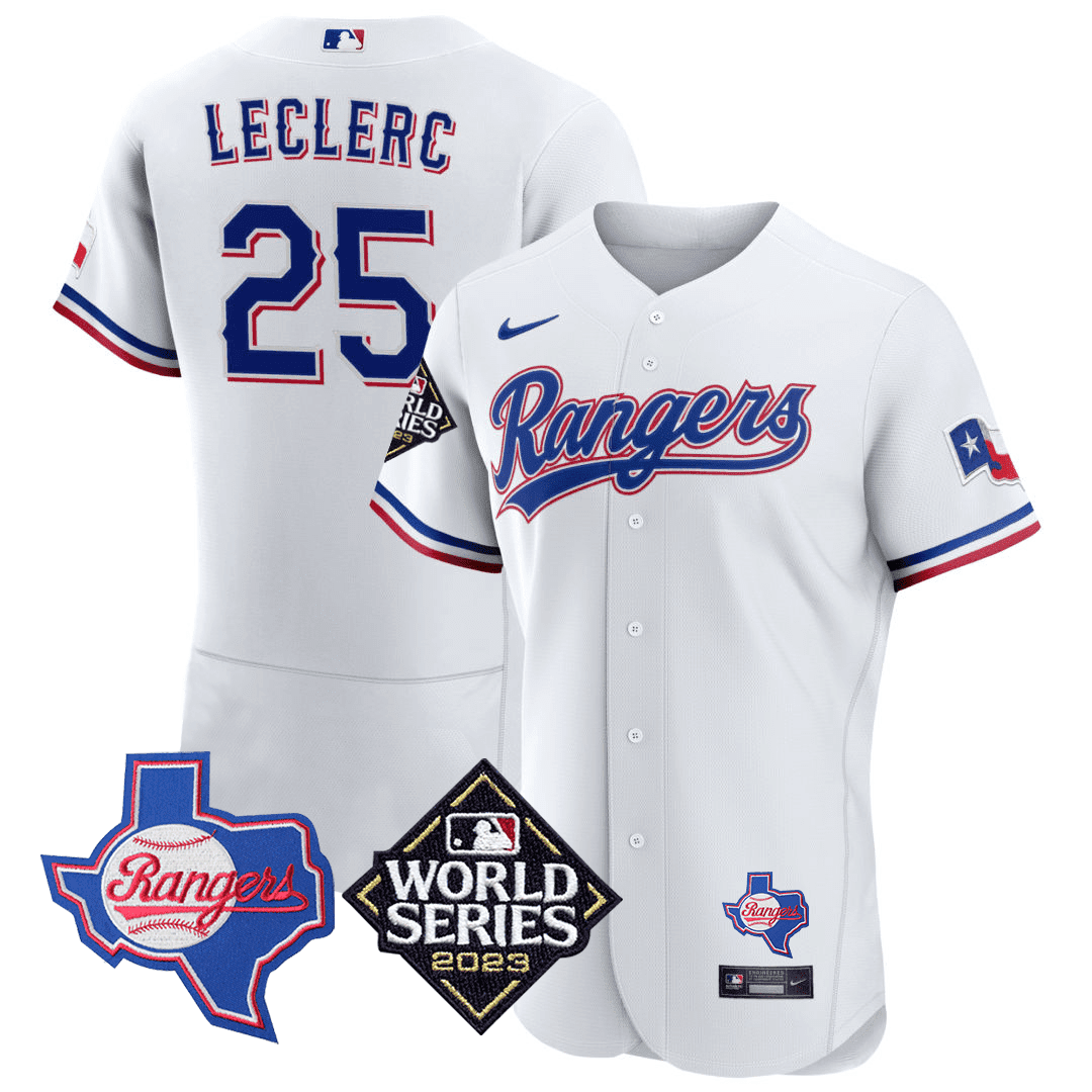 Men’s Texas Texas State & 2023 World Series Patch Jersey