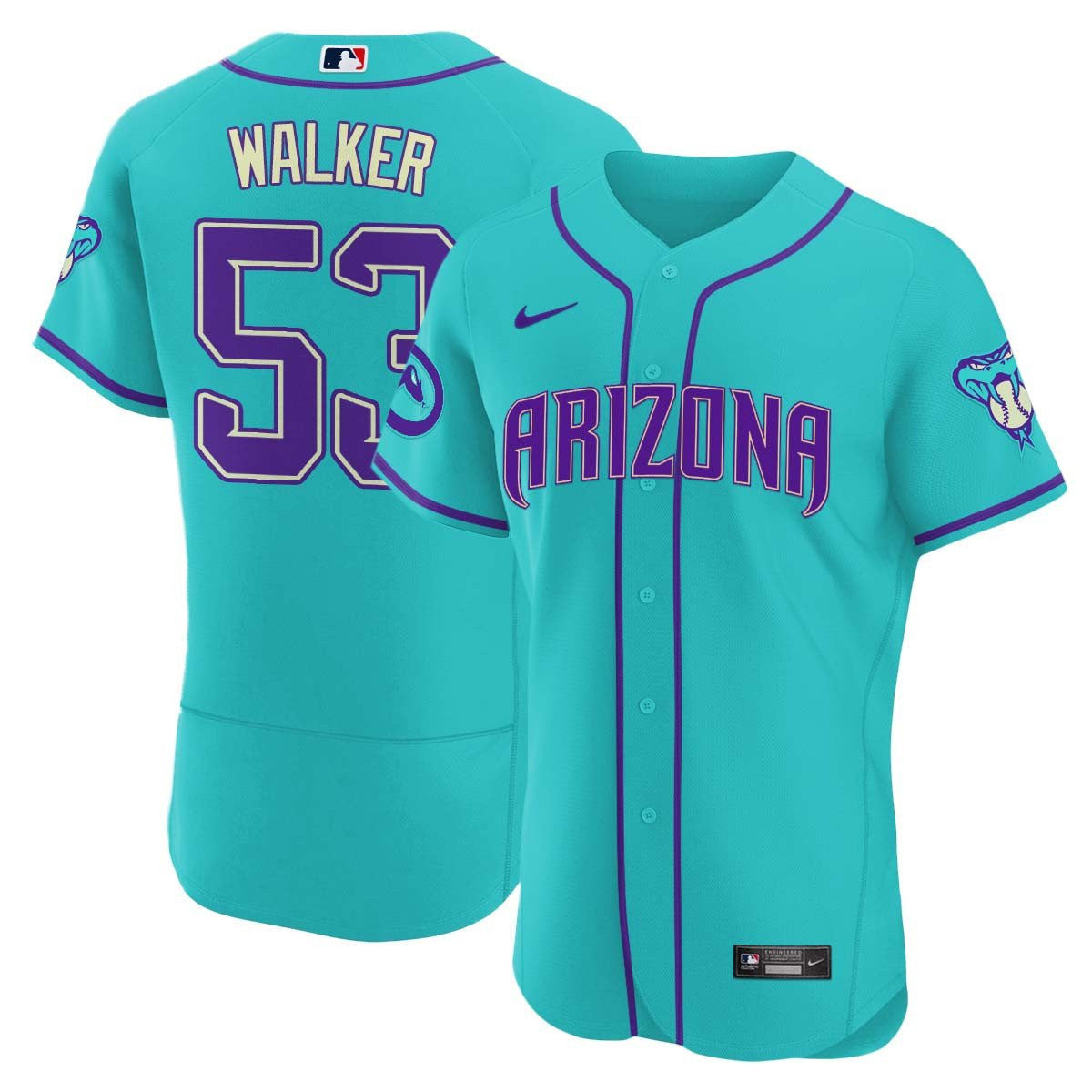 Men’s 2024 Arizona Teal Purple Jersey