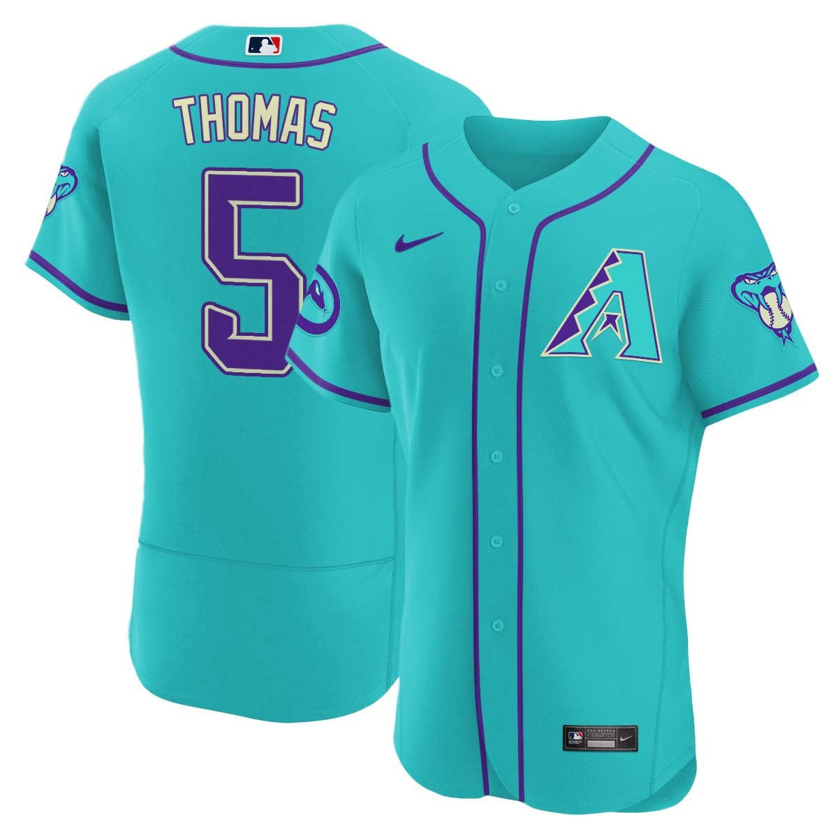 Men’s 2024 Arizona Teal Purple Jersey